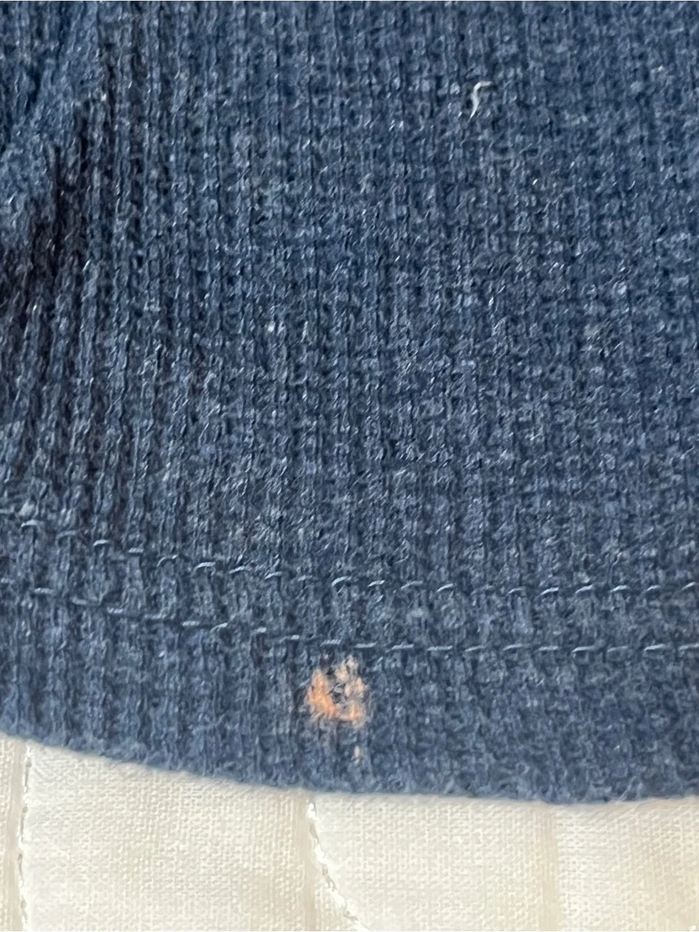 Ralph Lauren Navy Ribbed Knit Undershirt/Pajamas